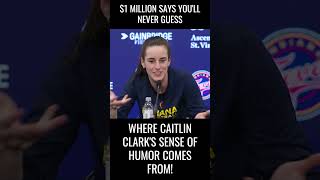 Caitlin Clarks Spooky Answer To Sense Of Humor catilinclark [upl. by Veronique598]