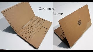 How to Make A laptop with Cardboard  Apple laptop [upl. by Metah133]