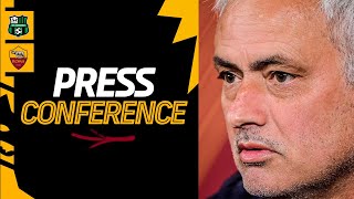 🟨🟥 LIVE  La conferenza stampa di José Mourinho alla vigilia di SassuoloRoma [upl. by Kcire]