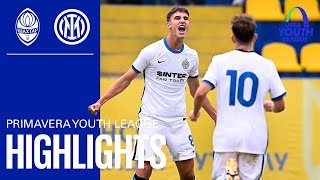 SHAKHTAR 01 INTER  U19 HIGHLIGHTS  Casadei heads in the winner  Matchday 2 UEFA Youth League [upl. by Akenit]