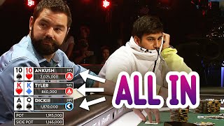 THREEWAY ALL IN AT 5126400 FINAL TABLE [upl. by Lorenz]