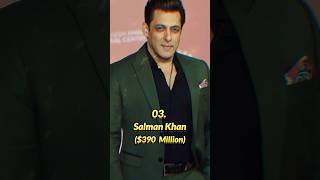 Top 10 Richest Actors in India 💰 [upl. by Yhtak432]