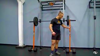 Stroops  Optimize Weekly  Resistance Band Barbell Squat [upl. by Ebeohp]