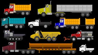 Dump Trucks  The Kids Picture Show [upl. by Rogerg871]