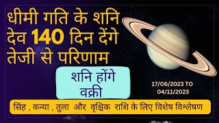 17 June 2023  Shani Vakri 2023  शनि वक्री 2023 Astro Directions [upl. by Berner]