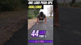 Day 44 of 100000 PushUps Challenge❤️ trending viral pushupschallenge shorts motivation chest [upl. by Eversole571]