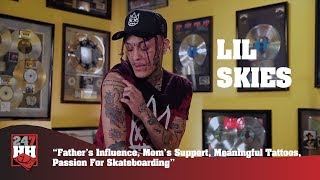 Lil Skies  Family Influence Meaningful Tattoos Passion For Skateboarding 247HH Exclusive [upl. by Eisteb671]