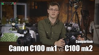 Canon C100 mk1 and mk2  A look at the Differences [upl. by Mauceri272]