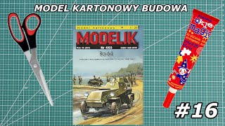 BA 64B Modelik 125 Model Kartonowy 16 Tylne zawieszenie ostateczny koniec podwozia [upl. by Wanda]