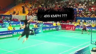 BEST skills of Kento Momota 桃田 賢斗  smash backhand trick shot crazy speeds [upl. by Gothard]