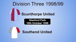 Scunthorpe United vs Southend United  199899 [upl. by Brear361]