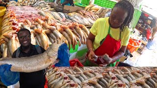 JAMAICAN First Visit to GUYANA Bourda Market [upl. by Opiak121]