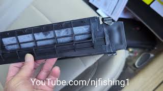 cabin air filter replacement  Hyundai Veracruz [upl. by Keare]