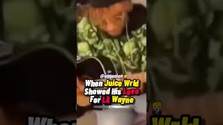 When Juice WRLD Showed His Love For Lil Wayne… [upl. by Airal]