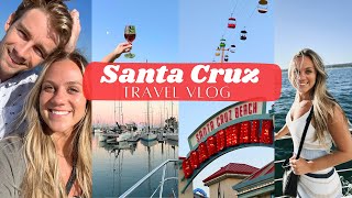 CALIFORNIA TRAVEL VLOG 🌞 PT 1  Santa Cruz 🌺 sunset sailing wineries amp boardwalk [upl. by Alice]