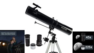 Unveiling the Universe Celestron PowerSeeker 114EQ Telescope [upl. by Venuti707]