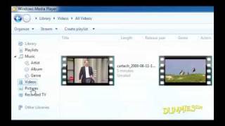 How to Use Windows Media Player 12s Libraries For Dummies [upl. by Welcome]