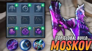 MOSKOV BUILD AND EMBLEM 2022  MOSKOV BEST BUILD 2022  MOBILE LEGENDS [upl. by Ahsekar]