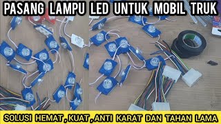 ISTIMEWA‼️pasang lampu variasi dan lampu stopan mobil pakai lampu LED [upl. by Vinay]