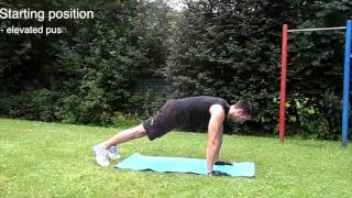 half burpees english bodyweight exercise madbarz exercises [upl. by Ecnaled]