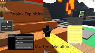 Roblox Exploiting Exploiting on Mortem Metallum [upl. by Malissia]