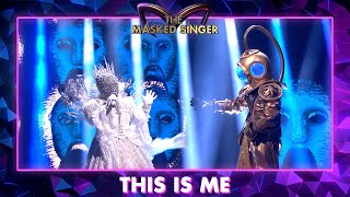 Duiker amp Koningin  This Is Me  The Greatest Showman  The Masked Singer  VTM [upl. by Enimasaj]