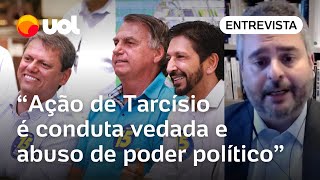 Tarcísio pode copiar padrinho e ficar inelegível por usar a máquina pública diz advogado eleitoral [upl. by Koa]