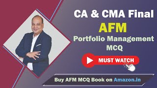 CACMA Final AFM Portfolio Management MCQ By CA Vinod Kumar Agarwal  Buy AFM MCQ Book on Amazonin [upl. by Alden]