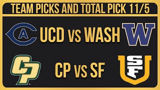 College Basketball Picks amp Predictions Today 11524  NCAAB Picks Today [upl. by Teerprah]