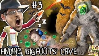 FINDING BIG FOOTS CAVE w SLEEPY CHASE Prank FGTEEV 3  FREE ROBLOX ROBUX TRAP HAHA [upl. by Mandler779]