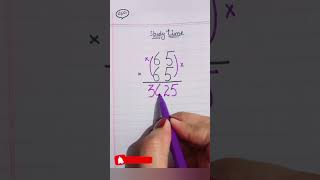 multiplication trick maths mathstricks multiplication multiplicationtrick shortsfeed [upl. by Garrot]