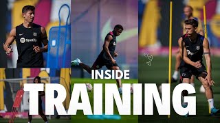 Barca Training Today Yamal Pedri Lewandowski Prepares for Osasuna  Raphinha amp Casado Absent [upl. by Anoyet]