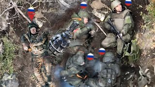 Horrible Ukrainian FPV drones mercilessly hunt down and executed Russian soldiers near Pokrovsk [upl. by Pontone]