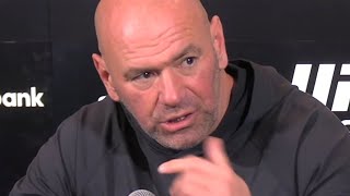 Dana White DESTROYS Reporter “No Leashes… Free Speech” [upl. by Oilime]