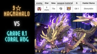 9☆ Magnamalo vs g8 Coral HBG Reuploaded [upl. by Areivax]