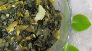 Basale Soppu Palya  Malabar Spinach Recipe  Green leaf recipe  Super healthy recipe [upl. by Sibie246]