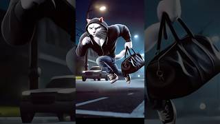 Father Saves Cat Gets Arrested Catsoftiktok CatLovers cat cute FunnyCats catcartoon fyp [upl. by Eat]