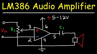 LM386 Audio Amplifier Circuit With Bass Boost and Volume Control [upl. by Cagle]