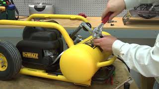 DeWALT Air Compressor Repair  How to Replace the Regulator Repair Kit [upl. by Rehpoitsirhc765]