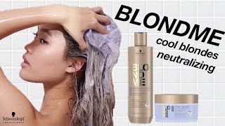 What is the Best Shampoo for Blonde Hair  Cool Blonde Hair Routine  BLONDME Schwarzkopf USA [upl. by Yeblehs]