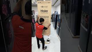 Best haier fridge review and unboxing [upl. by Enial745]