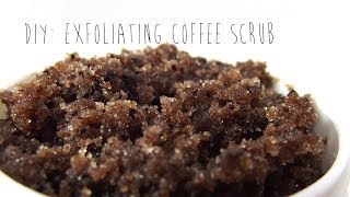 DIY Exfoliating Coffee Scrub ♥ [upl. by Etnahsa]