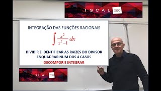 Primitivas de Funções Racionais Decomposições 4 casos [upl. by Tiffa505]