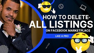 HOW TO DELETE ALL YOUR LISTINGS ON FACEBOOK MARKETPLACE LIKE A ROBOT 😎 2024 [upl. by Arze560]