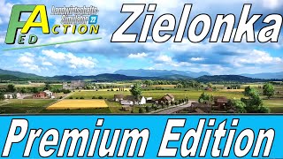 LS22 Premium Edition DLC Rundgang Rundflug auf der neuen Zielonka Map [upl. by Assinna]