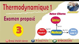 Examen proposé 3 thermodynamique [upl. by Atterol477]