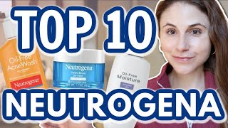 TOP 10 NEUTROGENA skin care products Dr Dray [upl. by Aihcats]