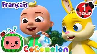 Nettoyer LAutobus  Chansons pour Bébés  CoComelon Le coin des Animaux de JJ  Comptines [upl. by Mashe]