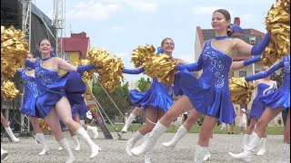 Majorettes ARIES amp Brass Band OSP IWANOWICE  Mażoretki i Orkiestra Dęta 3 Daleszyce 2024 [upl. by Maretz]