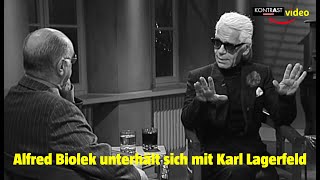 Karl Lagerfeld im Gespräch mit Alfred Biolek · 18122001 [upl. by Donnenfeld37]